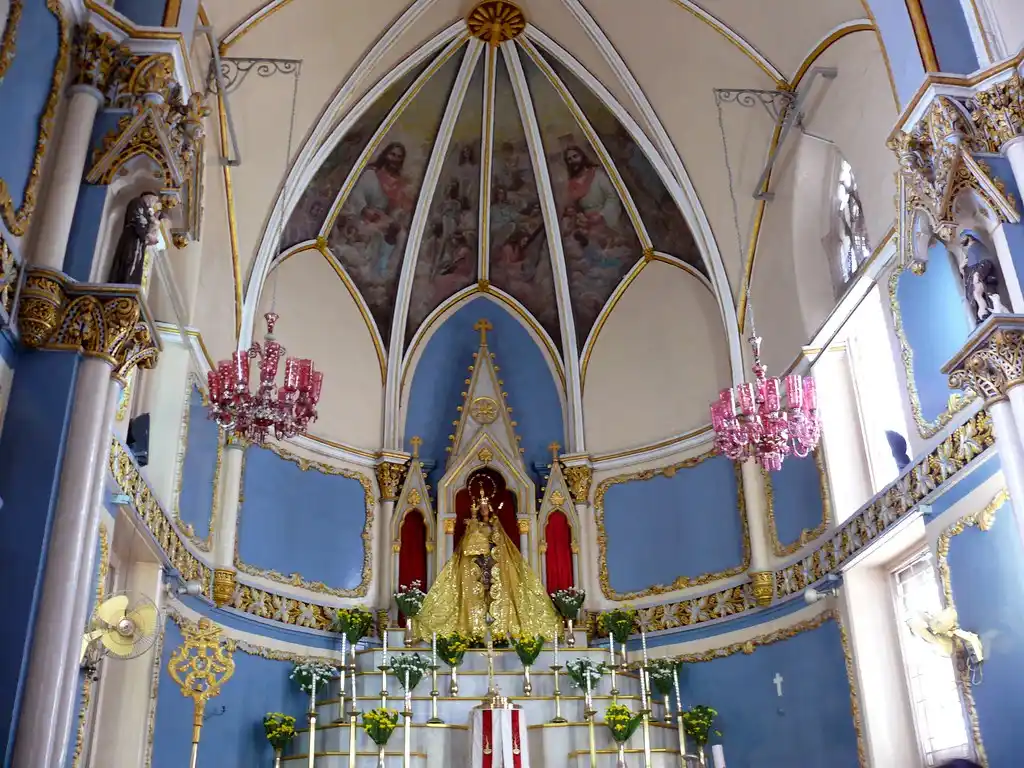 inside Mount Marry Church